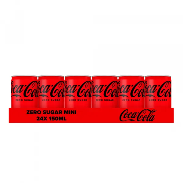 Coca-Cola Zero Blik Mini (24x 15cl)