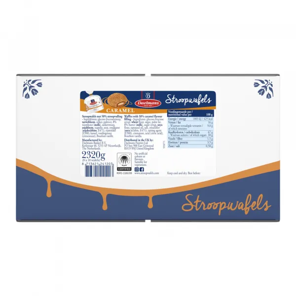 Daelmans Stroopwafels Caramel Toefzak (8x 290gr)