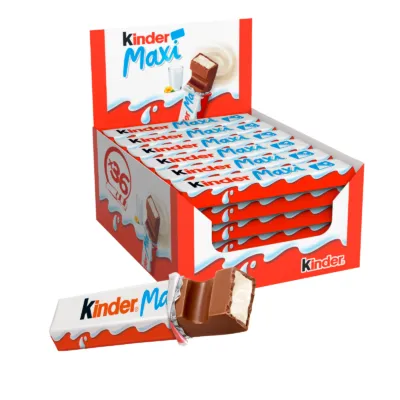 Kinder maxi chocolade doosje voorkant