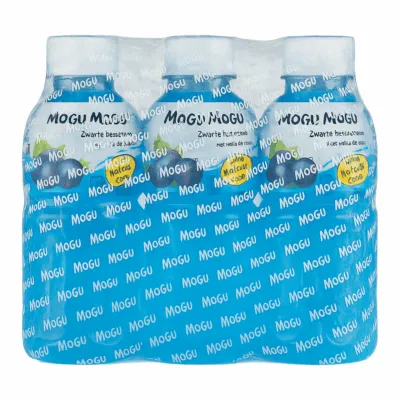 Mogu Mogu Zwarte Bessen Fles (6x 320ml)
