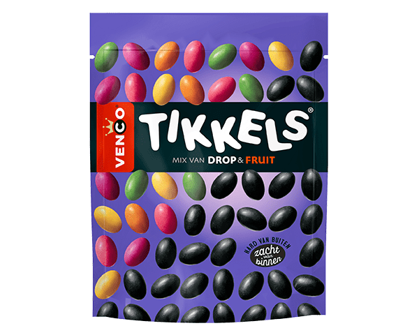 Venco Tikkels Drop&amp;Fruit (10x235gr) - Großhandel Compliment.nl