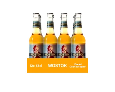 Wostok dadel granaatappel fles (12x 33cl)