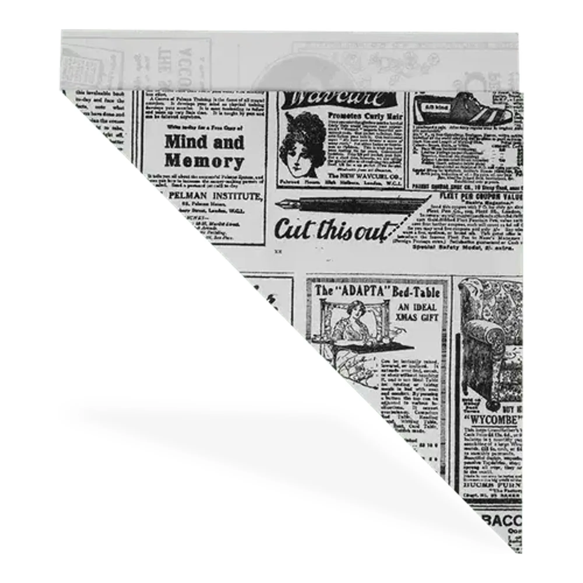 Puntzakken K17 Krant 17 cm Vetvrij Papier (2000 stuks)