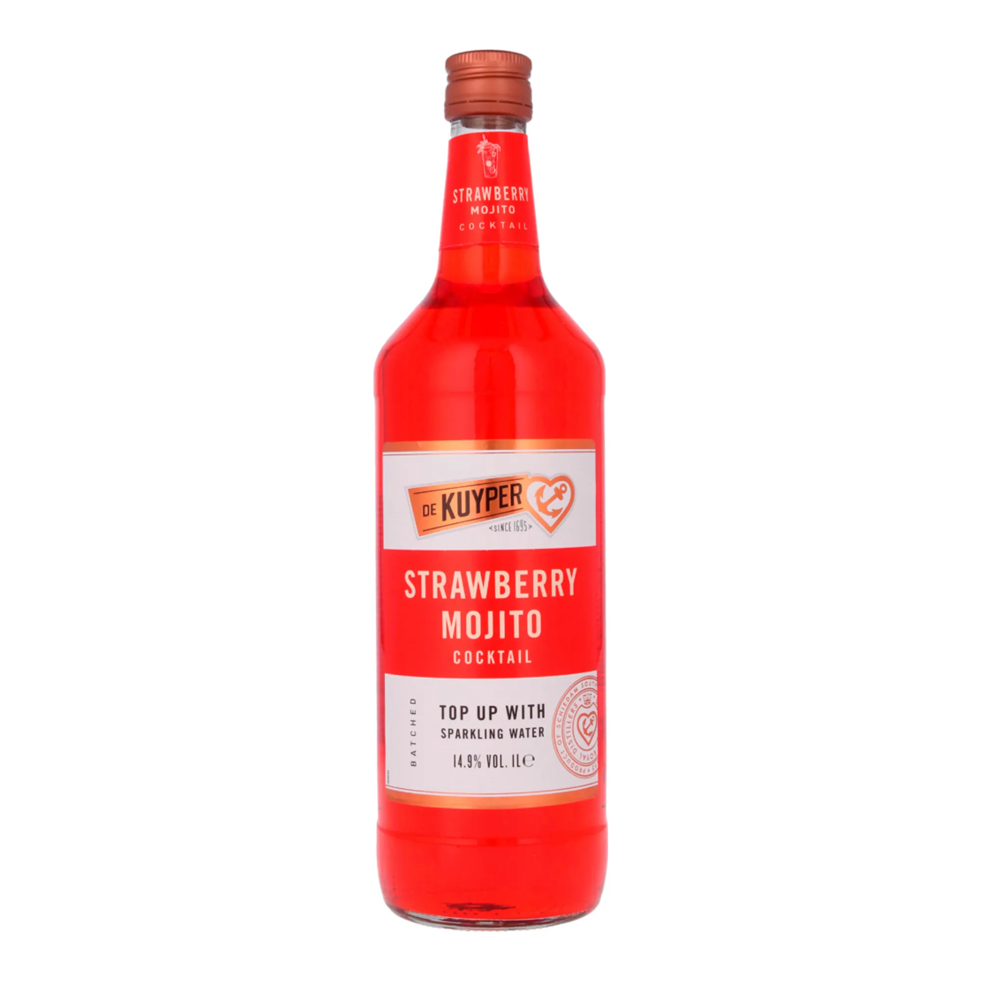 De Kuyper Strawberry Mojito Cocktail (1 liter)