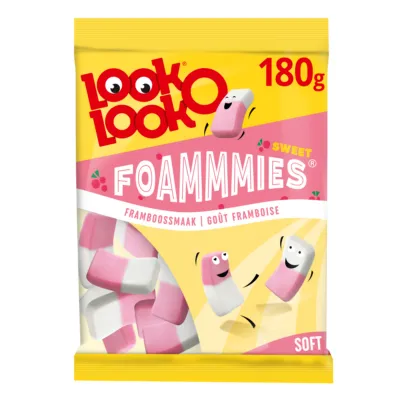 Look-O-Look Foammmies Raspberry (12x180gr)