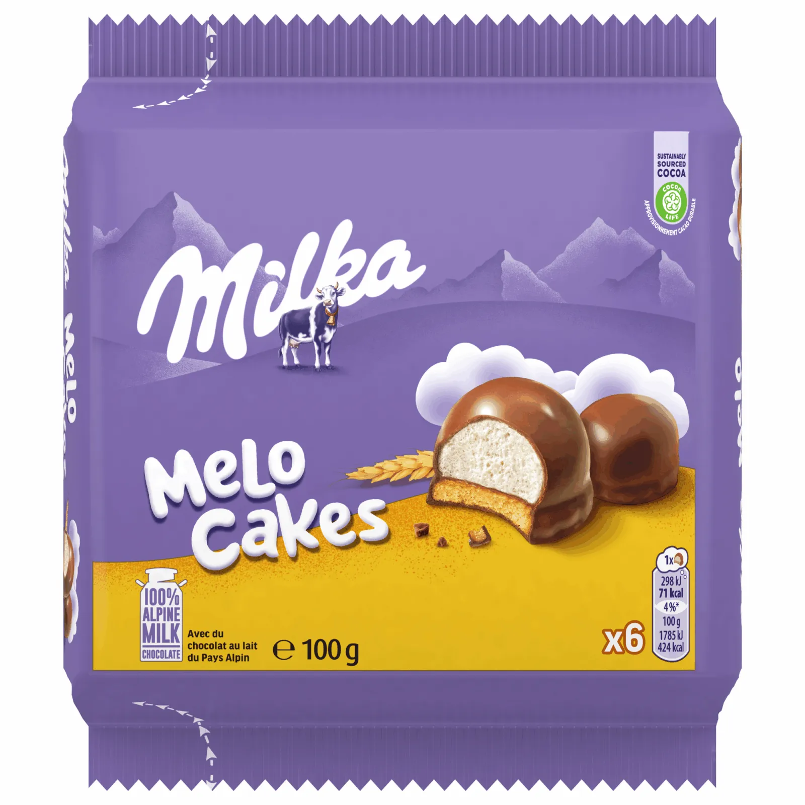 Milka Melo-Cakes (12x 100gr)
