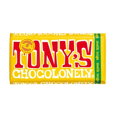 Tony’s Chocolonely Reep Melkchocolade Noga (15x 180gr)