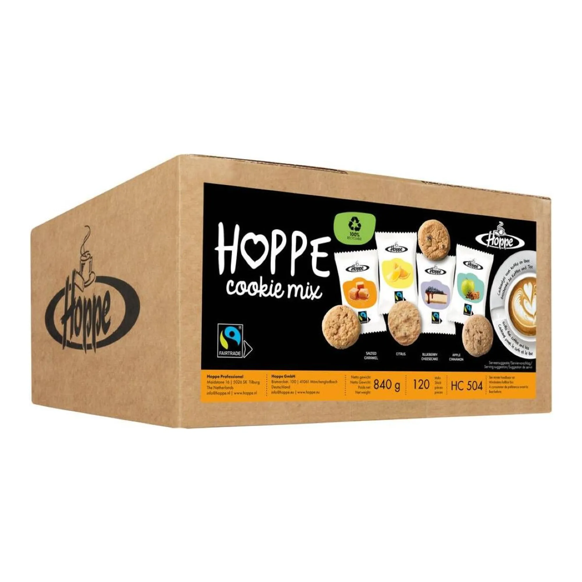 Hoppe Bakers Trots Fairtrade Koekjesmix (120 stuks)