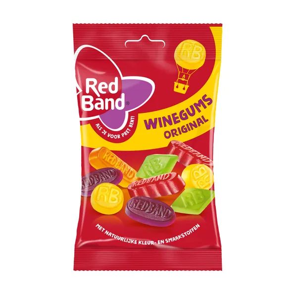 Red Band Wine Gums Original (24x90gr) Großhandel Compliment.nl