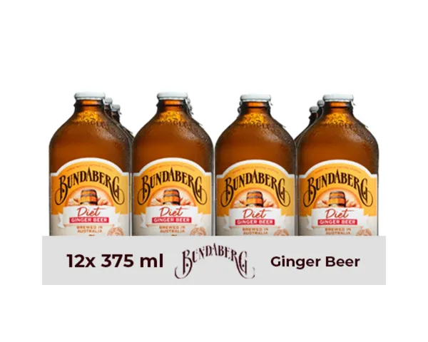 Bundaberg Diet Gingerbeer (12x 375ml)