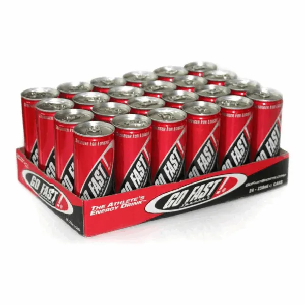 Go Fast Energy Drink Blik (24x 25cl) - Afbeelding 2