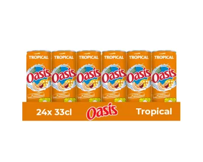 Oasis tropical blik (24x 33cl)