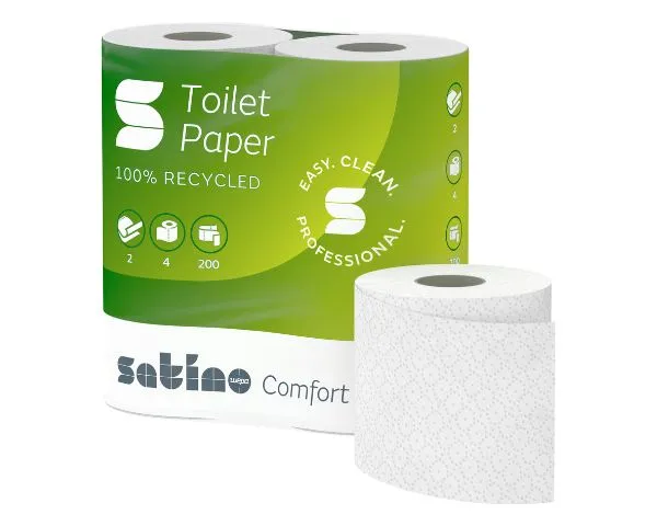 Papier toilette 2 couches Tissue Loose (4x 200 feuilles) - Grossiste