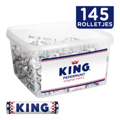King Pepermunt Mini (145 stuks)