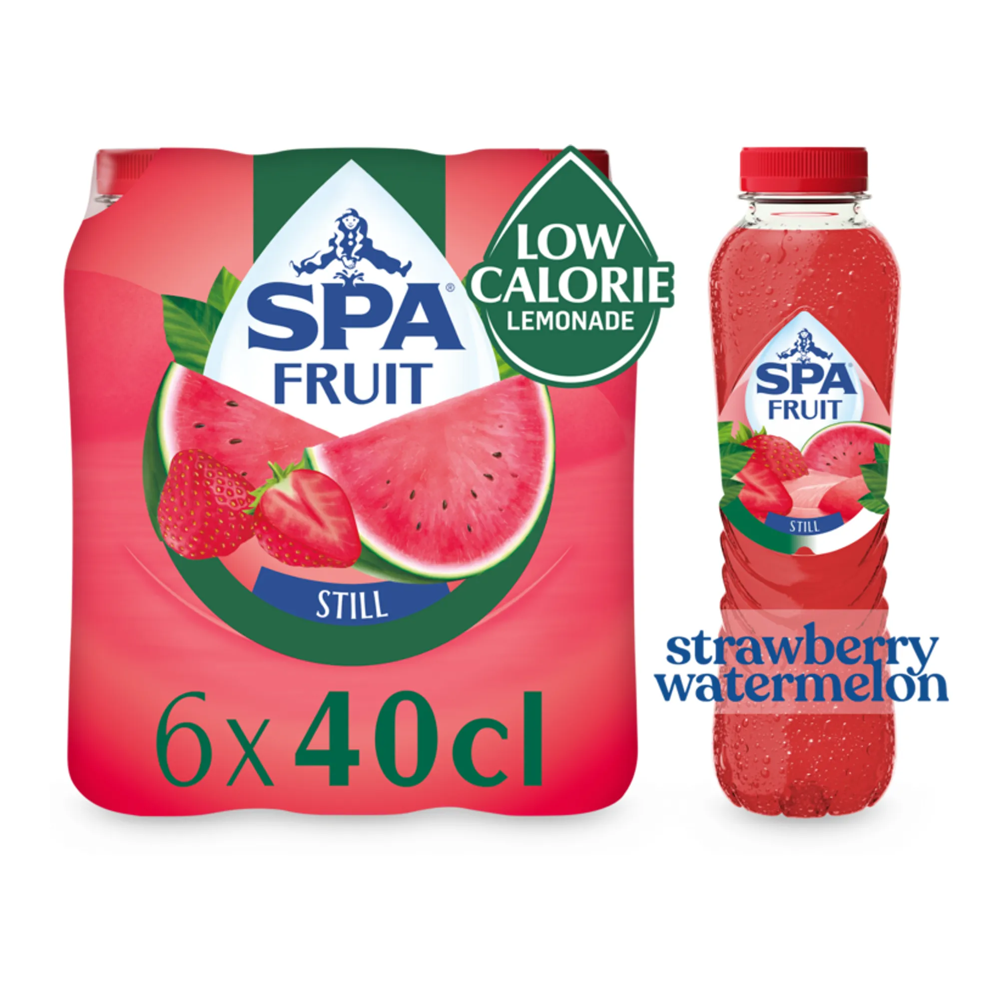 Spa Fruit Still Strawberry Watermelon Pet (6x 400ml)