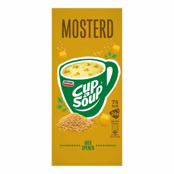 Unox Cup-a-Soup mosterd (24x 140ml)