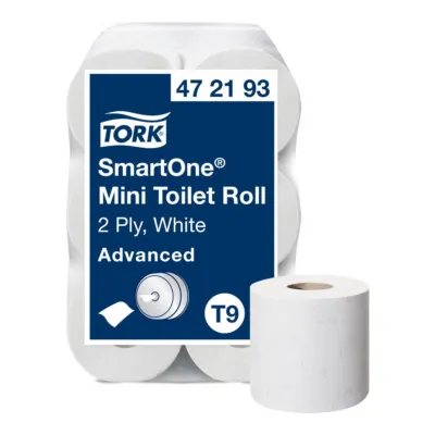 Tork Toiletpapier Smartone Mini 2lgs T9 111mtr 13.4cm (12 stuks)