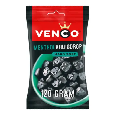 Venco Menthol Kruisdrop (12x120gr)