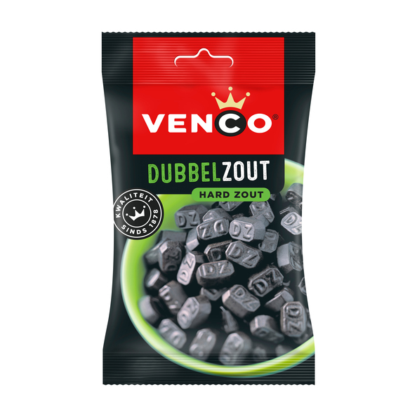 Venco Dubbel Zoute Drop (12x120gr) Groothandel Compliment.nl