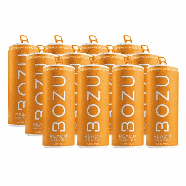 Bozu Hard Iced Tea Peach (12x25cl)