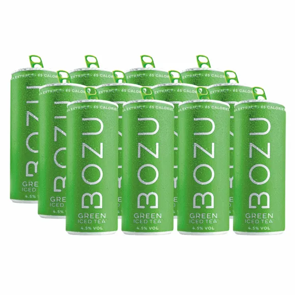 Bozu Hard Iced Tea Green (12x25cl)