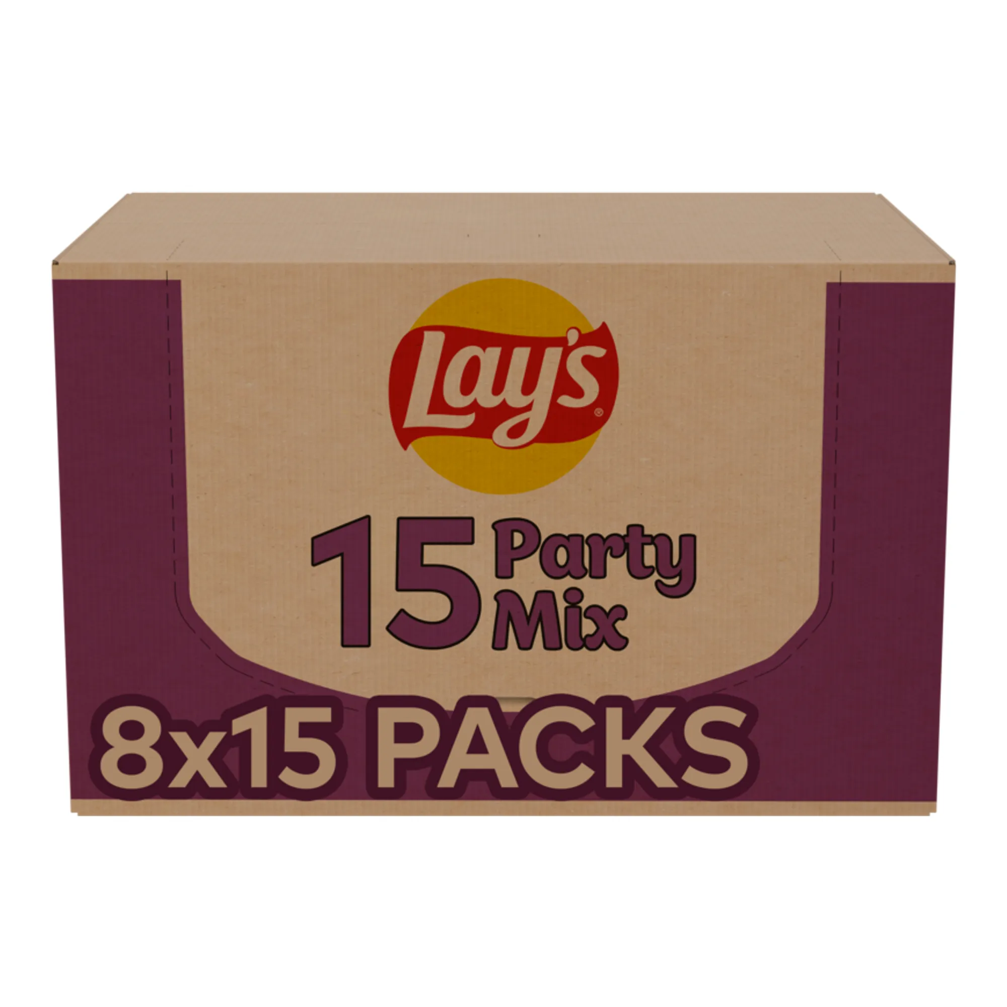 Lays Party Mix paprika naturel bugles 27,5gr (8x 15 stuks)