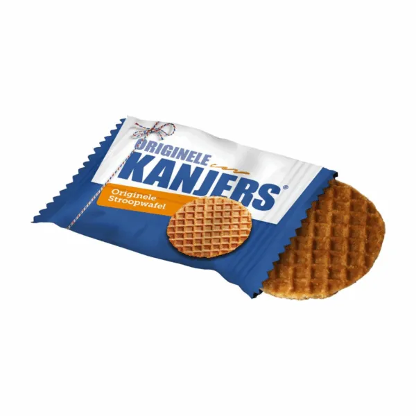Kanjers mini stroopwafels per stuk verpakt (150x 8gr)