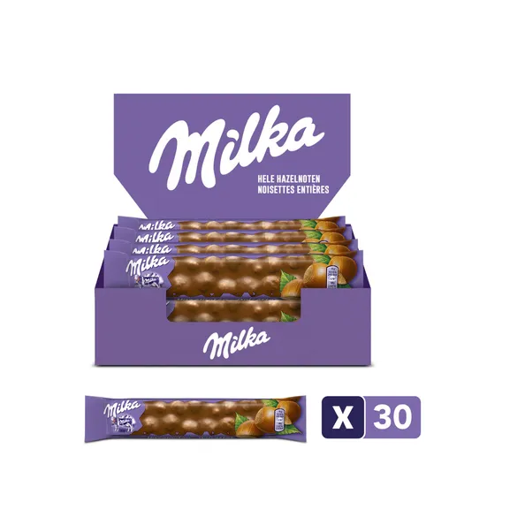 Milka Riegel Haselnuss (30x45gr) - Großhandel