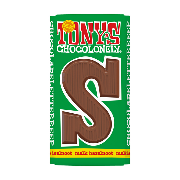 Tony's Chocolonely Letter S Milch-Haselnuss (15x180gr) - Großhandel ... Tony's Chocolonely Letter S Milch-Haselnuss (15x180gr) - Großhandel ...