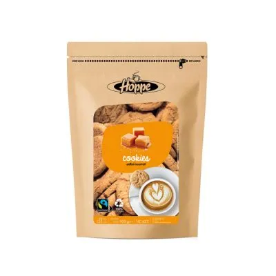 Hoppe cookies salted caramel fairtrade 900 gr