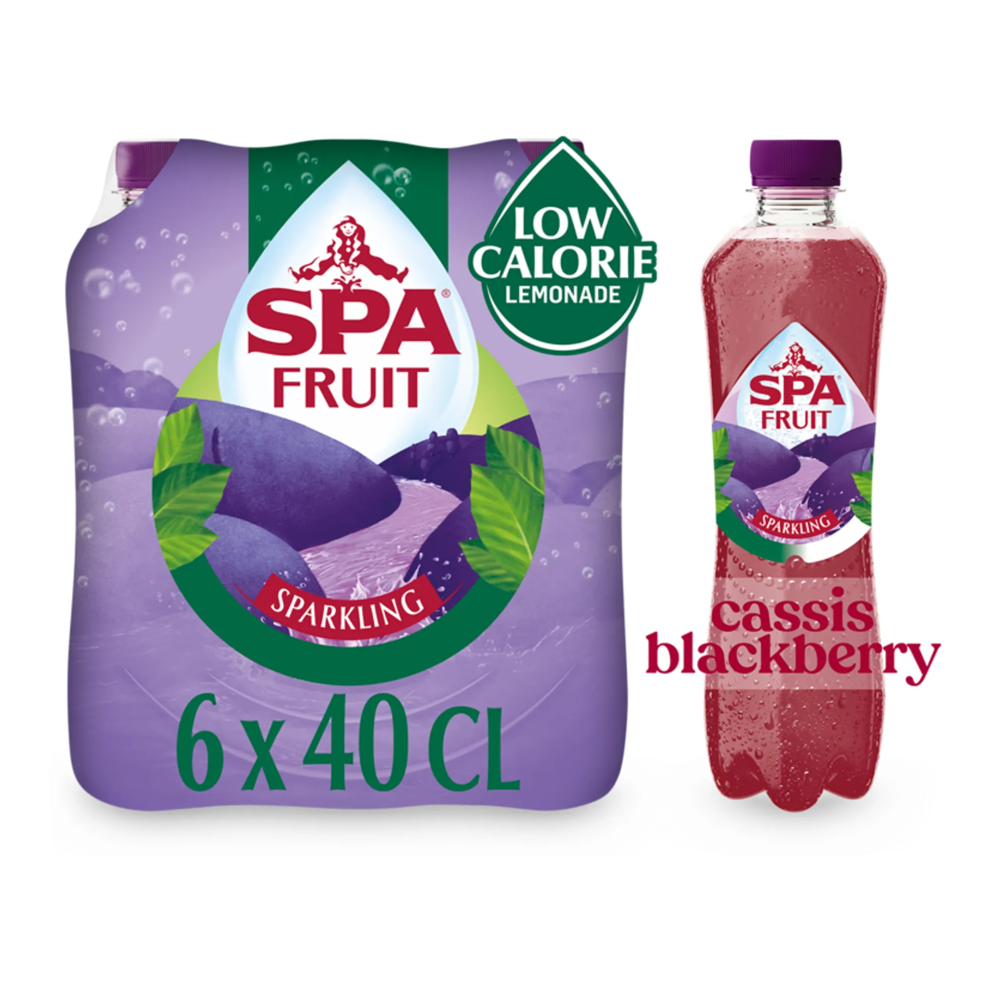 Spa Fruit Cassis Blackberry PET (6x400ml)