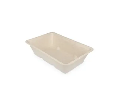 Snackbakje A9 Bagasse PFAS-vrij (500 stuks)