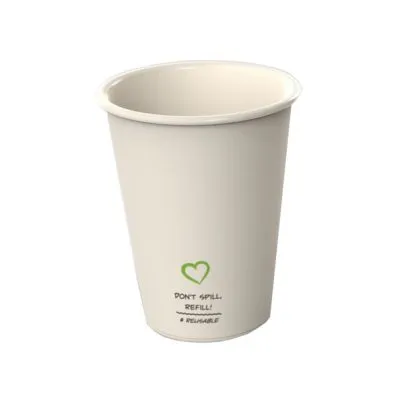 Reusable Plastic Koffiebeker Blanco Beige (400x180cc)