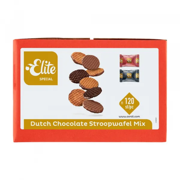 Elite Dutch Chocolate Stroopwafelmix (120 stuks)
