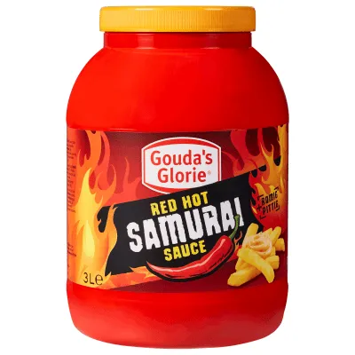 Gouda’s Glorie Red Hot Samurai Sauce (3 liter)
