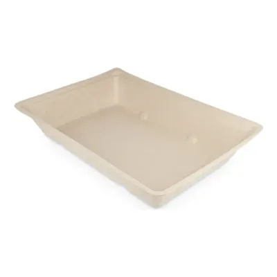 Snackbakje A50 Bagasse PFAS-vrij (500 stuks)