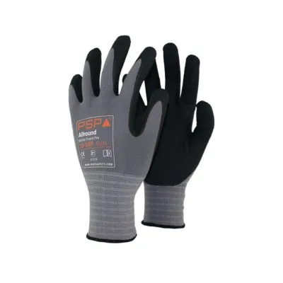 PSP Allround Werkhandschoenen Zwart 10-580 Maat 11 (12 paar)