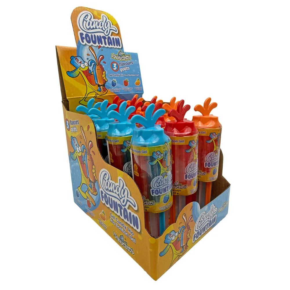 Candy fountain doosje voorkant