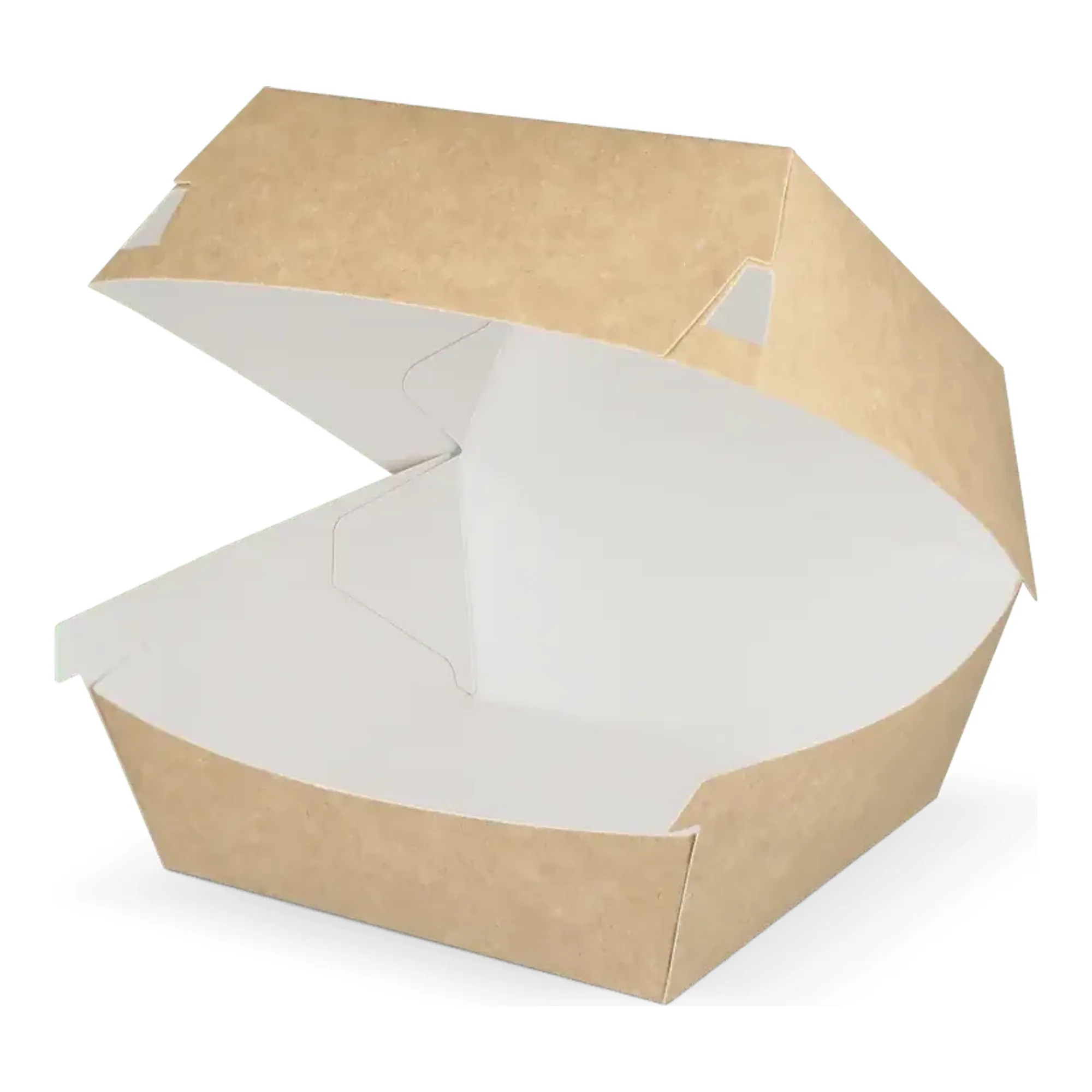 Hamburgerbak Middel Kraft/Wit (400 stuks)