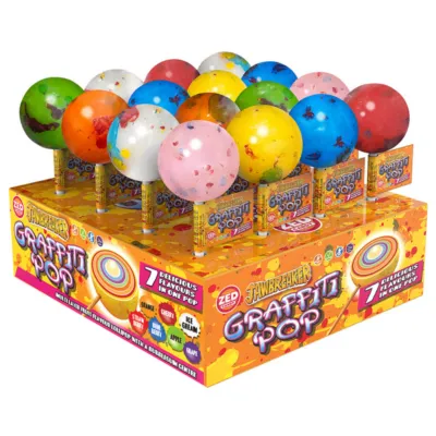 Graffiti pop doosje voorkant