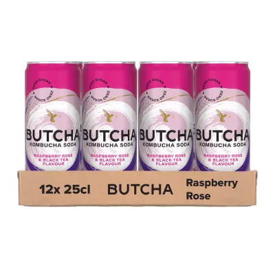 Butcha Raspberry Rose Blik (12x 25cl)