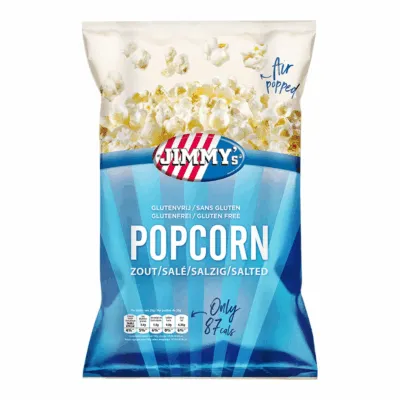 Jimmy’s Popcorn Zout Zak (12x 40gr)