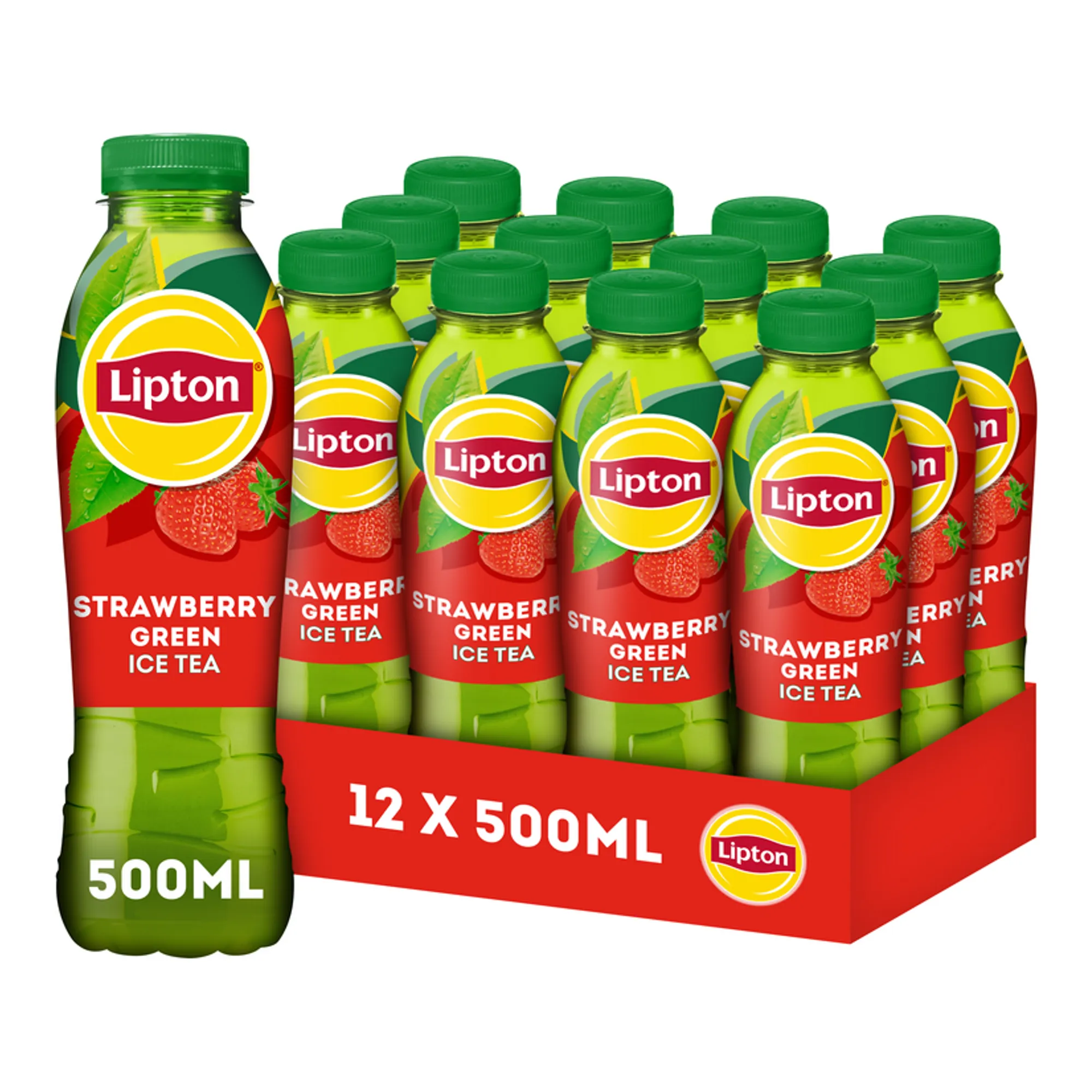 Lipton Ice Tea Green Strawberry PET (12x 500ml)