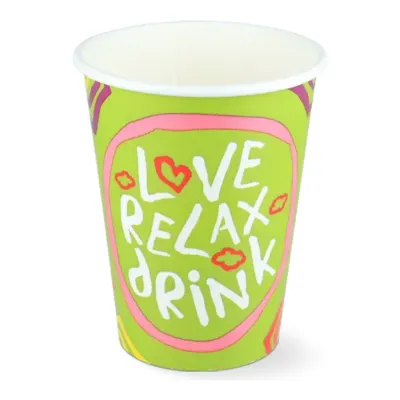 Milkshakebeker Karton 90mm (25x 360ml)