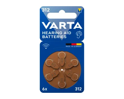 Varta Hoortoestel Batterijen 312 Blister (10x 6 stuks)