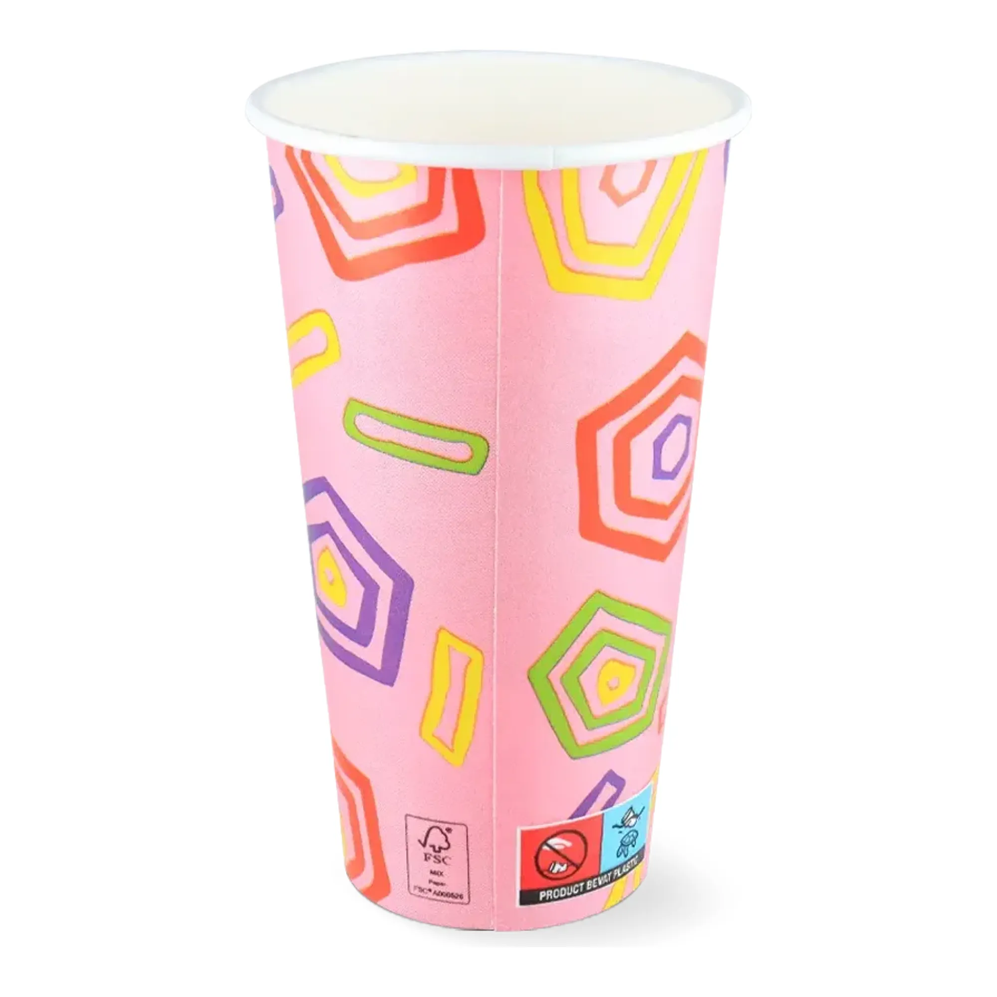 Milkshakebeker Karton 90mm (25x 500cc)
