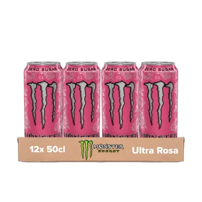 Monster Energy Ultra Rosa Blik Zero Sugar (12x 0.5 liter)