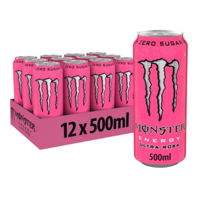 Monster Energy Ultra Rosa Zero Sugar Blik (12x 500ml)