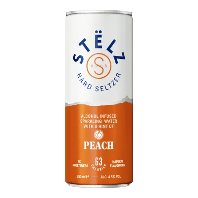 Stelz Hard Seltzer Peach Blik (12x 25cl)