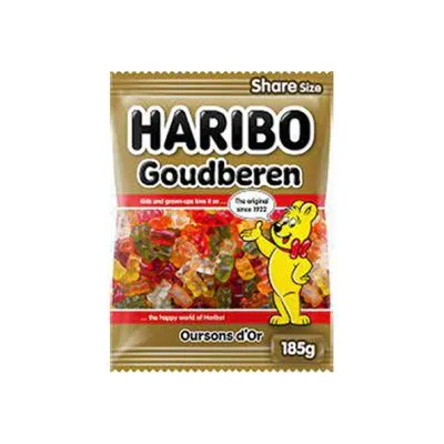Haribo goudbeertjes 185gr. a20